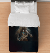 NS-862 Duvet Cover in elegant bedroom setting, showcasing its luxurious design.